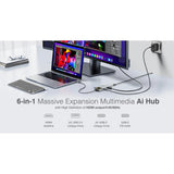 Mazer M-Ai-Hub70 / M-Ai-Hub71 / M-Ai-Hub72 InfiniteHub Ai USB C Hub 5-In-1 with Smart Display