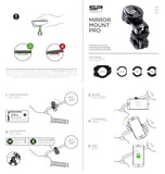 SPC+ (SP Connect+) Phone Mount Mirror Mount Pro, SKU 53233