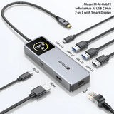 Mazer M-Ai-Hub70 / M-Ai-Hub71 / M-Ai-Hub72 InfiniteHub Ai USB C Hub 5-In-1 with Smart Display
