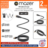 Mazer M-Cobra-C2240 / M-Cobra-C1240 InfiniteLink (1 meter / 2 meters) Cobra PD 240W USB C to USB C Magnetic Cable