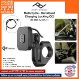 Peak Design Motorcycle - Bar Mount Qi2 Wireless Charging  SKU: M-MM-AJ-BK-1