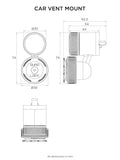 Quad Lock Car Vent Mount