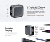 Mazer M-Ai-G65W-V7UK AiPrestigeGaN 65W Gan Wall Charger Ai Display (3 Ports)