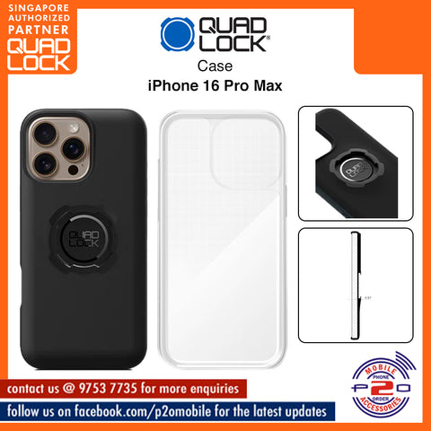 Quad Lock Case / Quad Lock Poncho for iPhone 16 Pro Max
