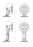 SPC+ (SP Connect+) Adhesive Mount Pro Mag-Align head