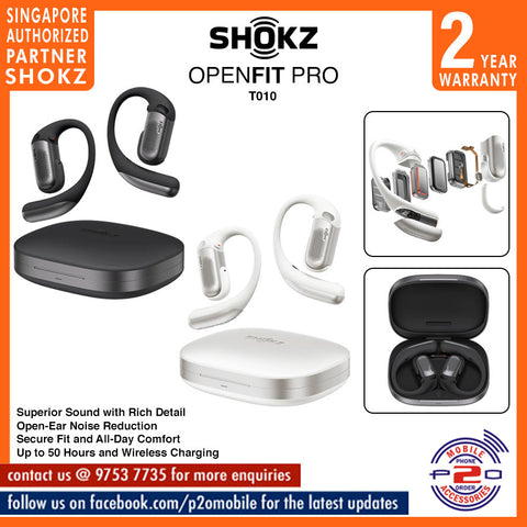 Shokz OpenFit Pro Open-Ear Noise Reduction Earbuds