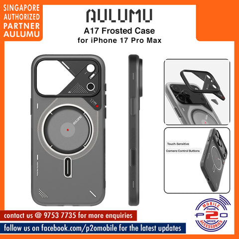 Aulumu A17 Frosted Case for iPhone 17 Pro Max / iPhone 17 Pro