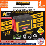 Hummer H4K Heavy Duty Jump Starter + Power Bank 20000mAh