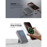 Mazer M-MagAir20 (CCC Certified) 10,000 mAh Magnetic Wireless Power Bank