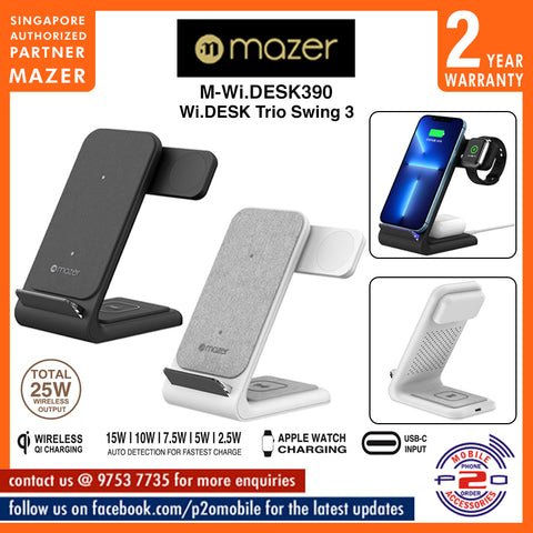Mazer Wi.DESK Trio SWING 3, M-Wi.DESK390