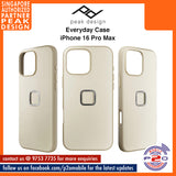 Peak Design Everyday Fabric / Clarino Leather Case for iPhone 16 Pro Max / iPhone 16 Pro
