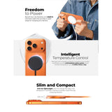 Mazer M-MagPad2 Qi2.2 Certified 25W Portable Charging Pad