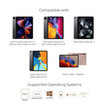 Mazer M-UC2MULTI8200 Infinite.Multimedia 8200 8-in-1 USB-C Hub & Tablet Stand