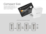 Mazer M-G165W-V5 GaNPrestige 165W Gan Wall Charger with Travel Pins (4 Ports)