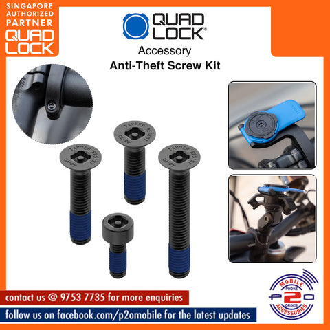 Quad Lock Anti-Theft Screw Kit