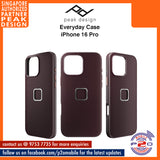 Peak Design Everyday Fabric / Clarino Leather Case for iPhone 16 Pro Max / iPhone 16 Pro