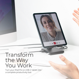 Mazer M-UC2MULTI8200 Infinite.Multimedia 8200 8-in-1 USB-C Hub & Tablet Stand