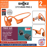 Shokz OpenRun PRO 2 MINI / OpenRun PRO 2 (OpenRun Pro2 MINI) Open Ear Bone Conduction Bluetooth Headset