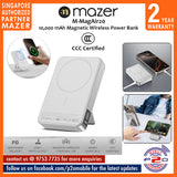 Mazer M-MagAir20 (CCC Certified) 10,000 mAh Magnetic Wireless Power Bank