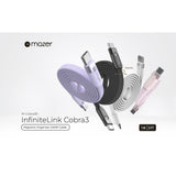 Mazer M-COBRA30 (1 meter) InfiniteLink Cobra3 Magnetic Organizer 240W Cable