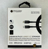 Mazer M-PL3Pro-C2L50 / C2L125 / C2L250 InfiniteLink Pro III USB-C to Lightning Cable