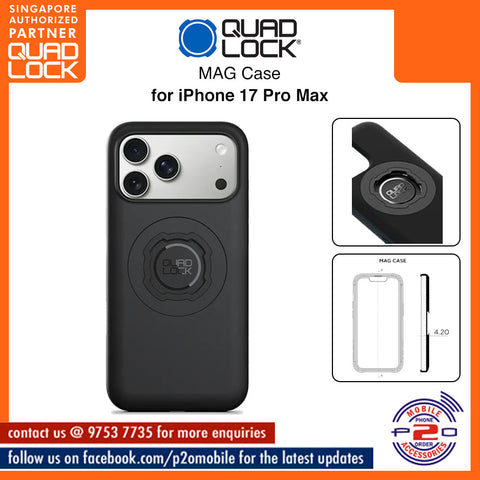 Quad Lock MAG case / Poncho for iPhone 17 Pro Max