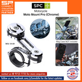 SPC+ (SP Connect+) Phone Mount Moto Mount Pro CNC (22.2-31.8mm), SKU 53139 / SKU 53128