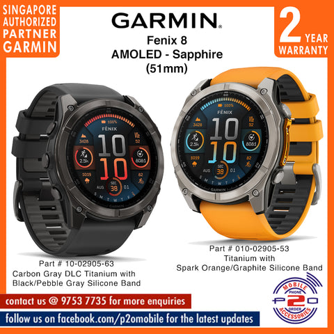 Garmin Fenix 8 (51mm) AMOLED SAPPHIRE Edition