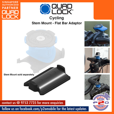 Quad Lock - Flat Bar Adaptor for Stem Mount