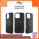 Peak Design Everyday Fabric / Clarino Leather Case for iPhone 16 Pro Max / iPhone 16 Pro