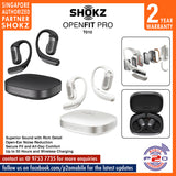Shokz OpenFit Pro Open-Ear Noise Reduction Earbuds