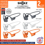Shokz OpenRun Pro 2 / OpenRun Pro 2 MINI (OpenRun Pro2) Open Ear Bone Conduction Bluetooth Headset