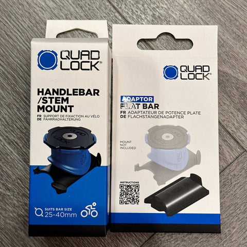 Quad Lock - Stem Mount & Flat Bar Adaptor