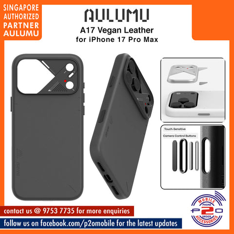 Aulumu A17 Vegan Leather Case for iPhone 17 Pro Max / iPhone 17 Pro