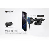 Mazer M-qi2-MagTap700 Dash and Windshield Mount Qi2 Certified 15W Magnetic Wireless Charging