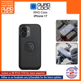 Quad Lock MAG case / Poncho Case / Tempered Glass / Camera Lens for iPhone 17