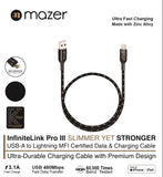 Mazer M-PL3Pro-A2L50 / A2L125 / A2L250 InfiniteLink Pro III 3.1A USB-A to Lightning Cable