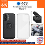 Quad Lock MAG case / Poncho Case / Tempered Glass / Camera Lens for iPhone 17