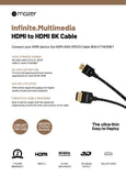 Mazer M-HDMI18K-UT220 Infinite.Multimedia HDMI to HDMI 8K Cable, 2m in length