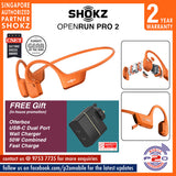 Shokz OpenRun PRO 2 (OpenRun PRO2) /OpenRun PRO 2 MINI Open Ear Bone Conduction Bluetooth Headset