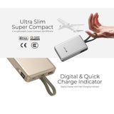 Mazer M-PC35L10V3 (CCC Certified) PowerCharge Link 10,000mAh PD/PPS 35W (Built-in USB-C Cable) Power Bank