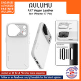 Aulumu A17 Vegan Leather Case for iPhone 17 Pro Max / iPhone 17 Pro