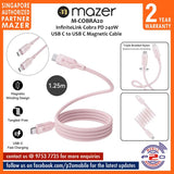 Mazer M-COBRA20 InfiniteLink Cobra PD 240W USB C to USB C Magnetic Cable