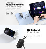 Mazer M-Pocket5.0W PowerCharge Pocket2 5000mAh PD20W Power Bank (Built-in USB C Connector)