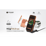 Mazer M-MagFold07 Certified 3 in 1 Foldable Wireless Charger