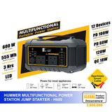 Hummer H600 Multifunctional Power Station Jump Starter