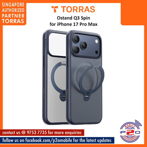 Torras Ostand Spin for iPhone 17 Pro Max / iPhone 17 Pro
