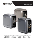Mazer M-Ai-G65W-V7UK AiPrestigeGaN 65W Gan Wall Charger Ai Display (3 Ports)