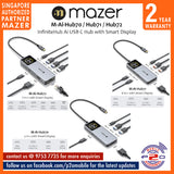 Mazer M-Ai-Hub70 / M-Ai-Hub71 / M-Ai-Hub72 InfiniteHub Ai USB C Hub 5-In-1 with Smart Display
