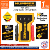 Hummer H24 Ultra 24V & 12V Jump Starter, 27000mAh